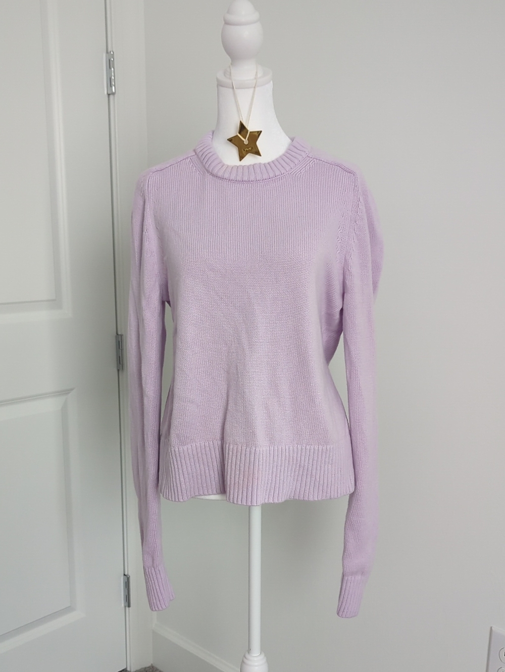 Banana Republic Lilac Crewneck Sweater